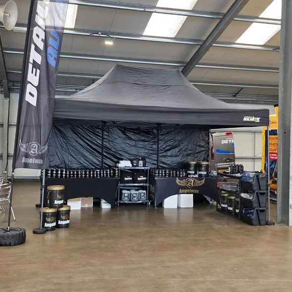Detailed Autos and Angelwax trade stand