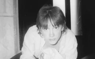 May Goodwin in the studio