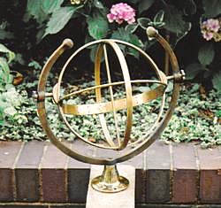 Another view of the Capricornus armillary as shown in the catalogue.