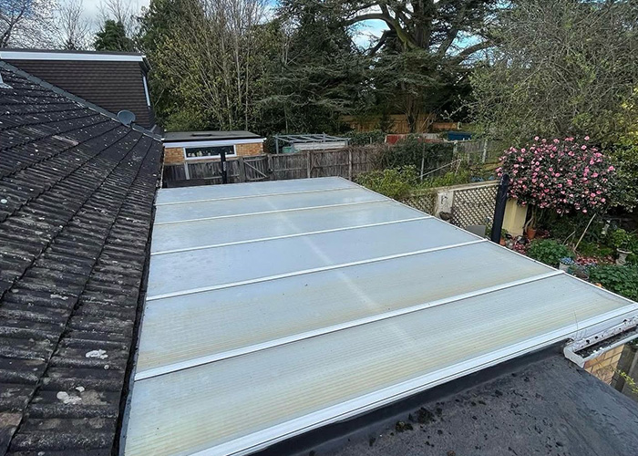Conservatory roof, after