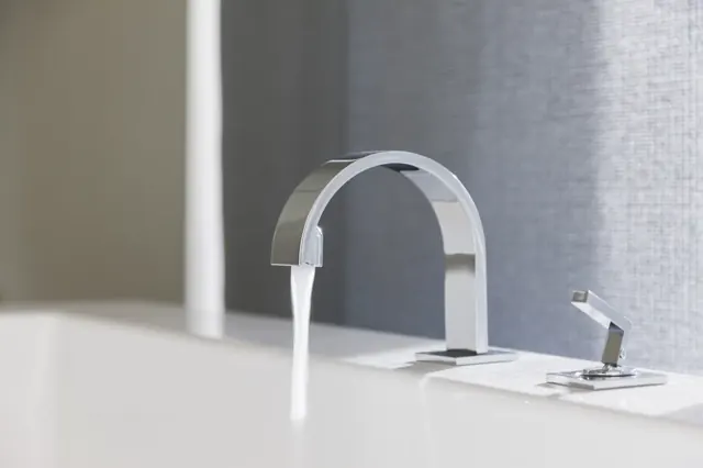 Freestanding bath installation by Telford Plumbers