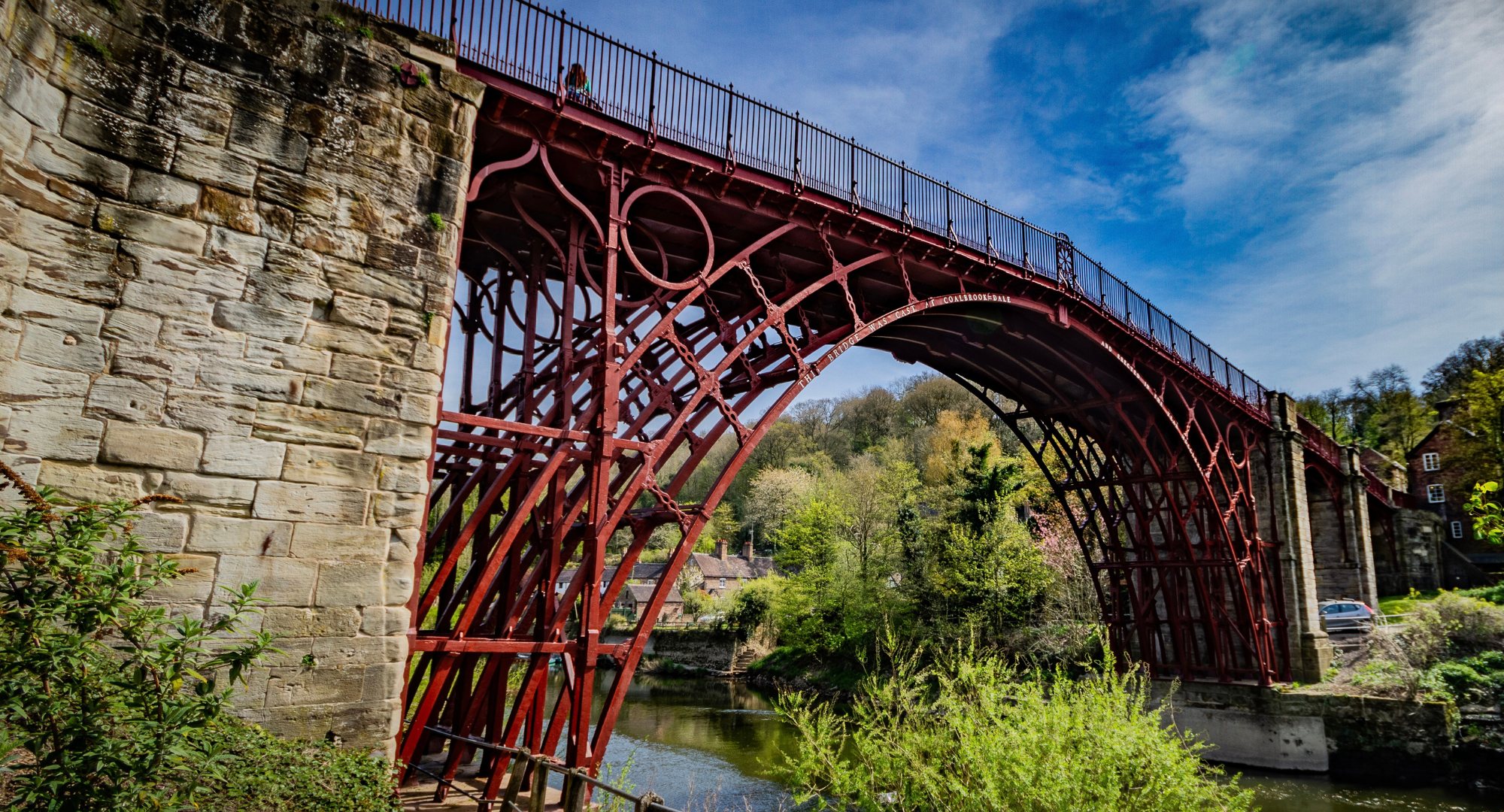 The Iron Bridge spanning the River Severn at Ironbridge